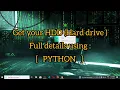Hard Drive info using Python