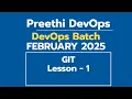 DAY - 2 DEVOPS BATCH FABRUARY 2025 GIT