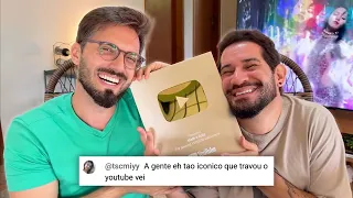 AO VIVO - ABRINDO A PLACA DE 1 MILHÃO DE INSCRITOS 🤩