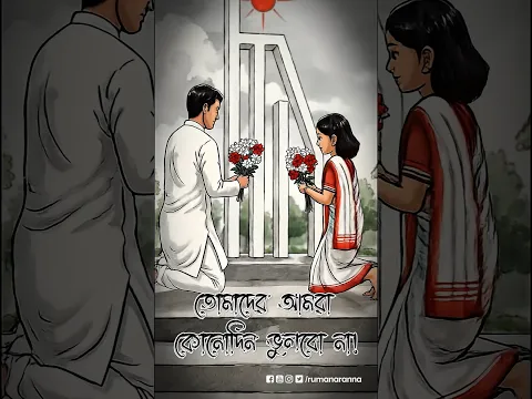 তোমাদের আমরা কোনোদিন ভুলবো না