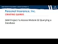 Access Module-2 Project 1a Querying a Database - Personal Insurance Inc