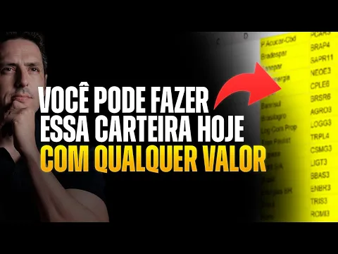 Vídeo: uma carteira montada com o horizonte declarado e o ciclo repetido ano a ano