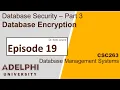 Database Encryption