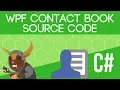 WPF Contact Book Source Code