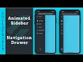 Flutter UI How to build a Collapsible Sidebar Navigation