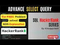 The PADS HackerRank Problem Solved SQL CONCAT SUBSTRING SQL HackerRank
