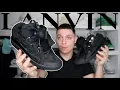Black Cats LANVIN Curb Sneaker Triple Black Review ON FOOT