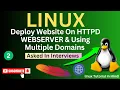 Deploy Website On HTTPD Webserver Using Multiple Domains part-2 SN Linux