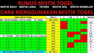 rumus mistik togel mistik baru mistik lama taysen index mistik nol mistik sembilan