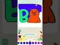HOW TO COLORING A BEAR WITH HIS FAVORITE LETTER B Fun Easy coloring pages for kids