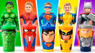 Superhero Toys Become Alive with the Magic Cocktails
