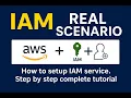 How to Setup AWS IAM Real-World Scenario Project for Beginners Complete IAM Setup Step-by-Step