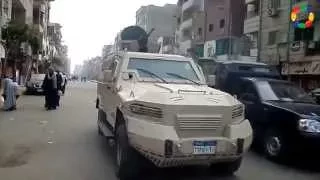 القول الامني يجوب شوارع مدينة نجع حمادي 