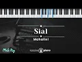 Download Lagu Sial - Mahalini (KARAOKE PIANO - MALE KEY)
