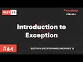 Introduction to Exceptions Exception Handling in Nest JS A Complete Nest JS Course