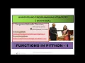 INTRODUCTION TO Python Function USER DEFINED FUNCTION Computer Science Class 12 CBSE CS