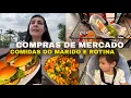 Download Lagu Compras de mercado saudável, noite do hambúrguer caseiro, melhor sopa de legumes, recebidos da bebê 