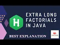 Hackerrank Find Extra Long factorial of number in java Best explanation