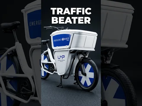 Revolutionizing Emergency Response  The ECOX Bike! #short #shortvideo, #shorts, #trending, #trend