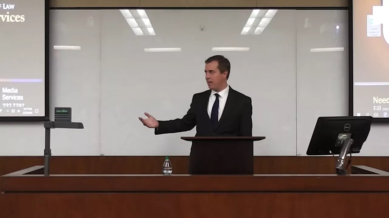 A Talk on Federalism with Justice Jimmy Blacklock of the Texas Supreme Court