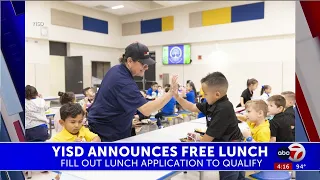Some Ysleta ISD campuses will have free breakfast lunch for the school year