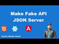 Create Fake API in JSON Format JSON-Server Make fake API