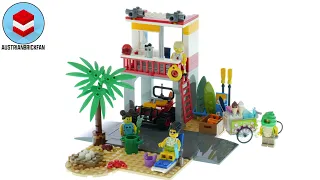 LEGO City 60328 Beach Lifeguard Station - LEGO Speed Build Review