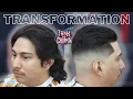 Tranformation Cut Bald Fade Slickback Haircut Tutorial