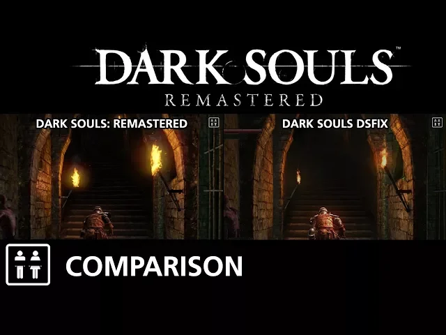 Dark Souls: Remastered (PS4 Pro) vs Dark Souls DSFix (PC) - Comparison