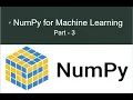 Python NumPy Tutorial in Hindi Part-3 Machine Learning Hands-on Python Course Shivan Kumar