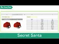 Make A Secret Santa Generator In Excel - Using RAND IF and COUNTA