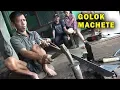 How Blacksmiths make Golok Machetes in Central Java