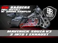 Bagger Brothers 2 into 1 Maverick V3 Full Install With Sound Clips harleydavidson