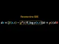 The Equation That Powers Diffusion Models - Deriving the Reverse-Time SDE