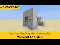 How to make working vending machine in Minecraft 1 17
