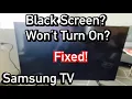 Download Lagu Samsung TV: Black Screen, Won't Turn On? FIXED!
