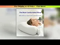 Deep Sleep Pillow, Patented Ergonomic Contour Design for Side & Back Sleepers, Orthopedic Cervical