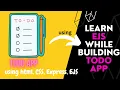 Learn Full concept of EJS using todoList Todo list project using express js node js and ejs