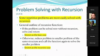 Python Recursive Function Problem Solving with Recursion Examples of Recursive Algorithms