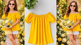 4–5 Years Baby Top Cutting & Stitching | Full Measurement Tutorial