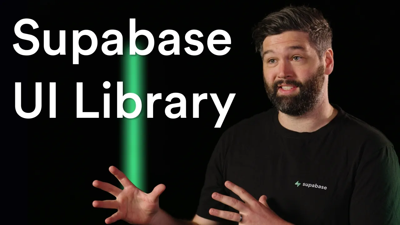Supabase UI: Crie apps em minutos!