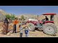 Download Lagu The joy of Amina and his children from the excavation of the land by Sajjad and the loader