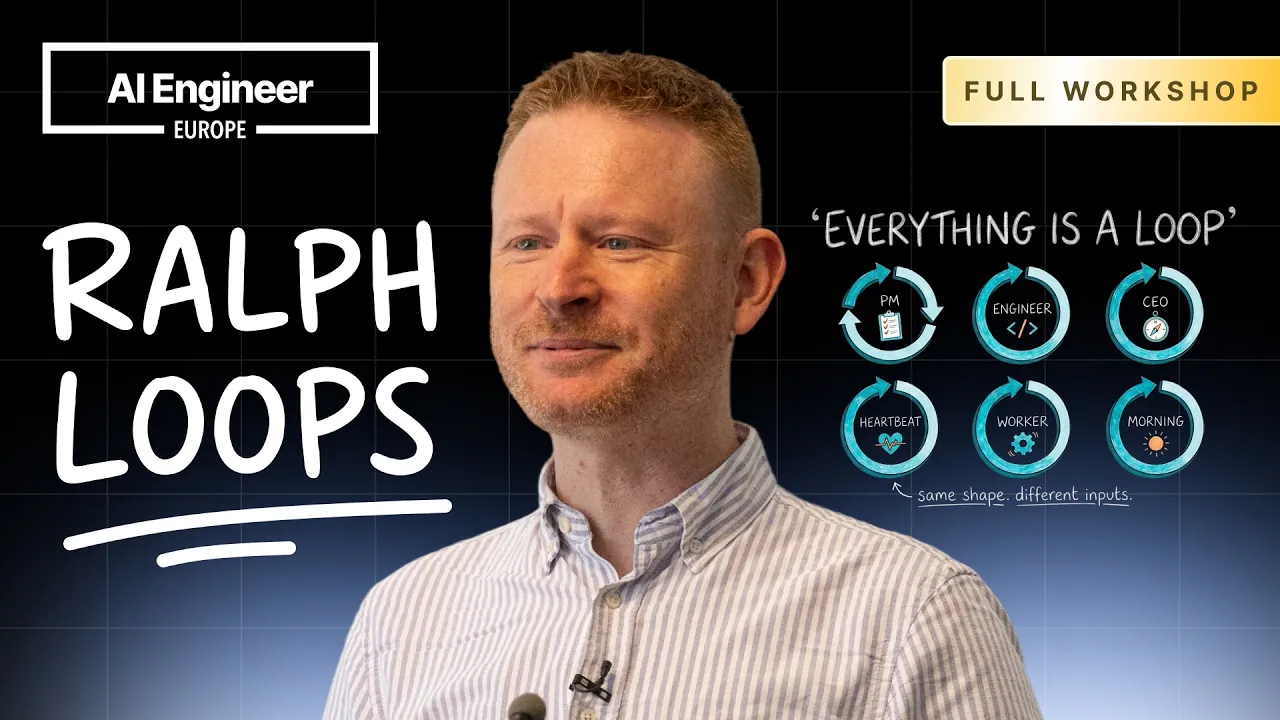 Ralph Loops: Build Dumb AI Loops That Ship — Chris Parsons, Cherrypick: video thumbnail