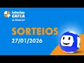 Lagu Loterias CAIXA: Mega-Sena, Quina, Dia de Sorte e mais 27/01/2026