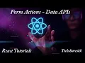 Form Actions in React Router Data API React Routers Tutorials