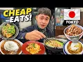 JAPAN Super Cheap Food Tour Tokyo Fast Food Eats Where Locals Eat