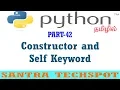 Python with OOPs Tutorial in Tamil Constructor with Self Keyword in python