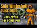 Wintertodt Quick Guide Solo OSRS 2026