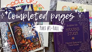 COMPLETED COLORING PAGES 2021 - 2022 Part 1 Fall