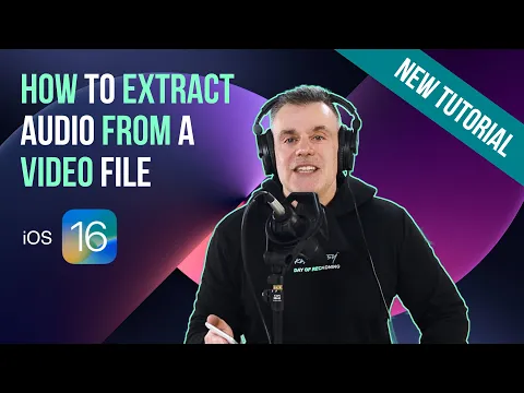 Download MP3 How to Extract Audio from a Video File | iOS 16